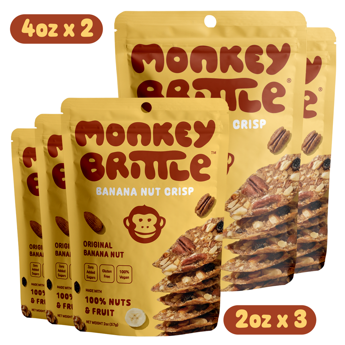Monkey Brittle - Combo Pack