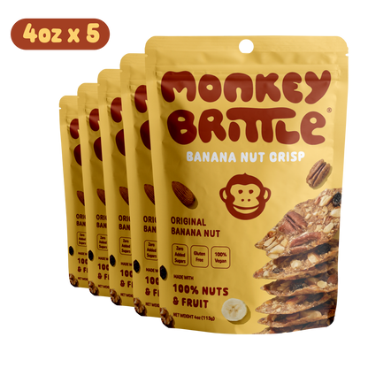 Monkey Brittle - (5) Large 4oz Bags