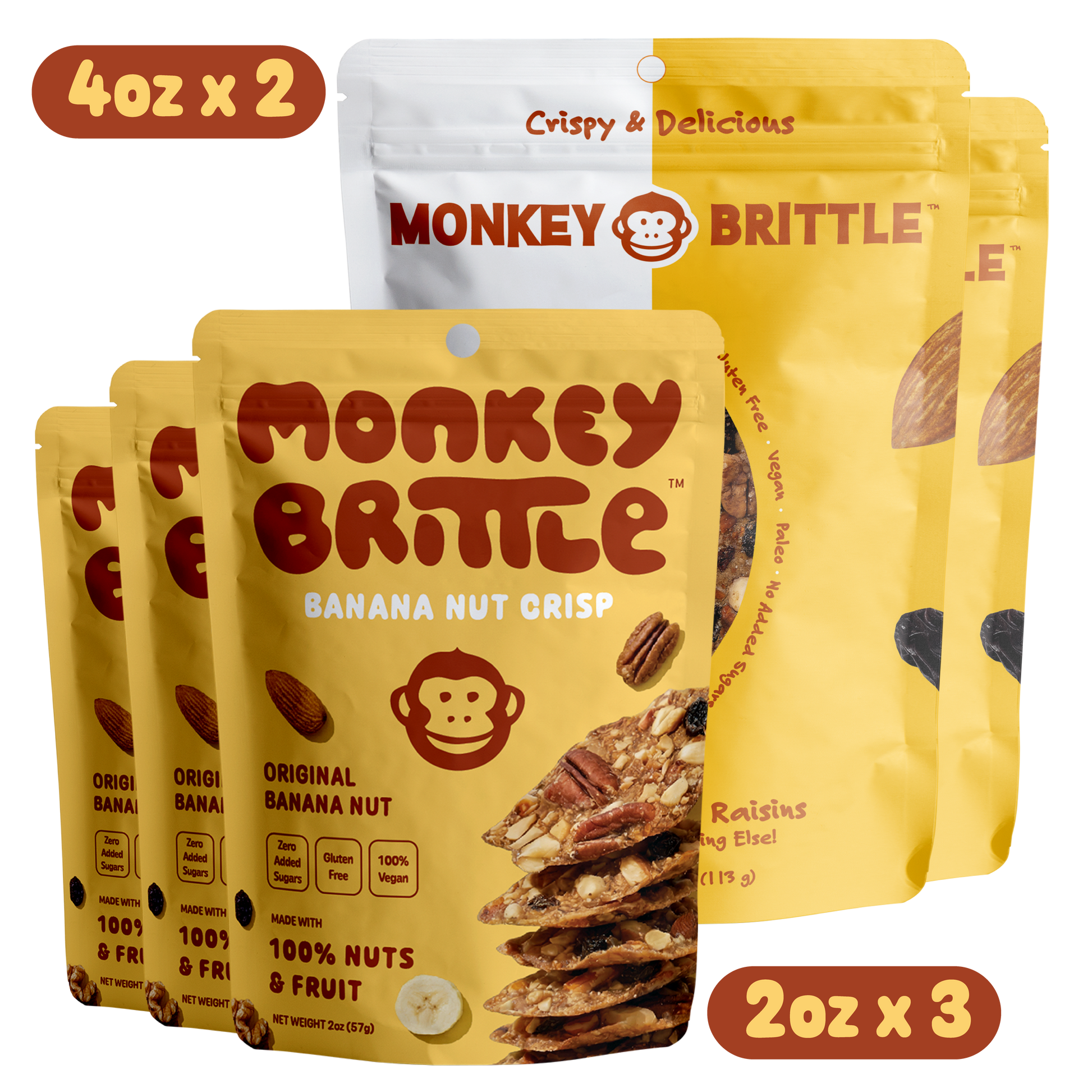 BACK to BACKRIP SLYMECreepy Nutsコラボ3点セット Monkey Brittle - Combo Pack