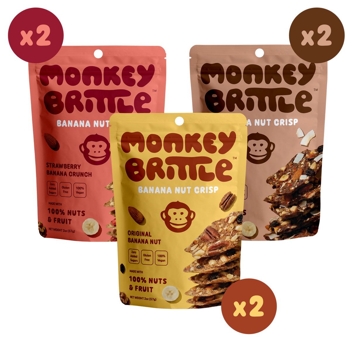 Multi-Flavor Pack – Monkey Brittle